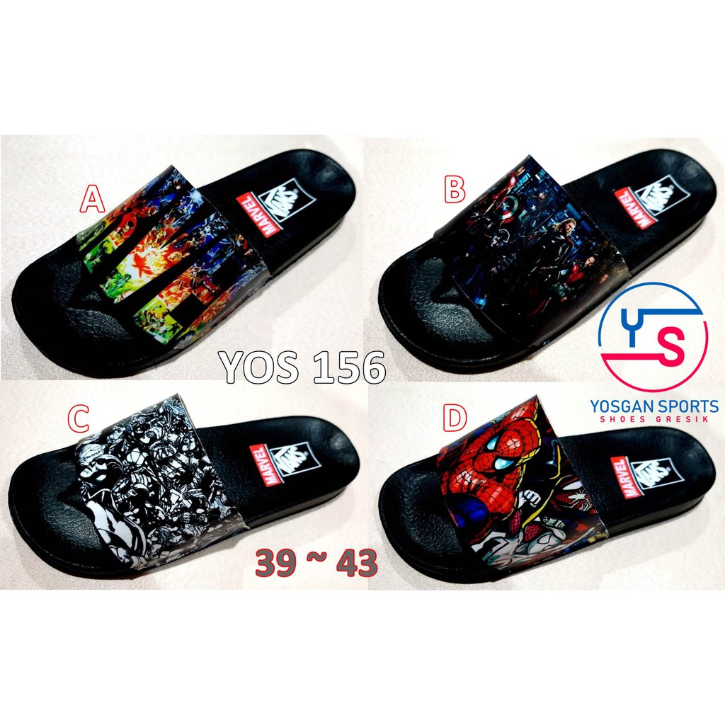 sandal vans x marvel