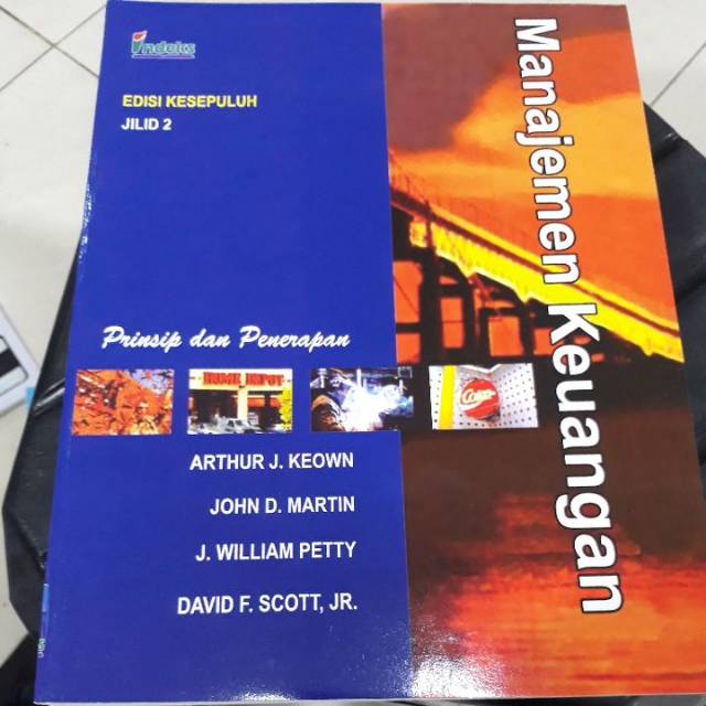 

JUAL BUKU MANAJEMEN KEUANGAN PRINSIP PENERAPAN ARTHUR KEOWN JOHN MARTIN EDISI 10 JILID 2