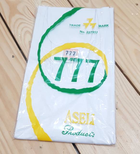 Kaos Singlet 777 Size 34, 36, 38, 40, 42 Kaos dalam pria