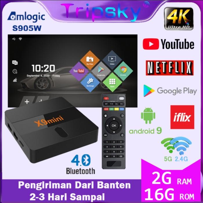 Android Tv Box X9Mini Amlogic S905W 2Grom +16G Ram Android 7.1