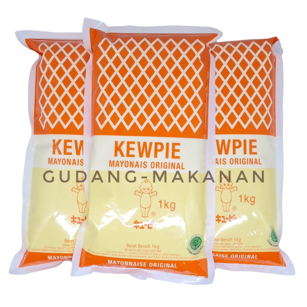 Kewpie Original Mayonnaise 1 kg, Best Mayo Japan, Kualitas Terbaik