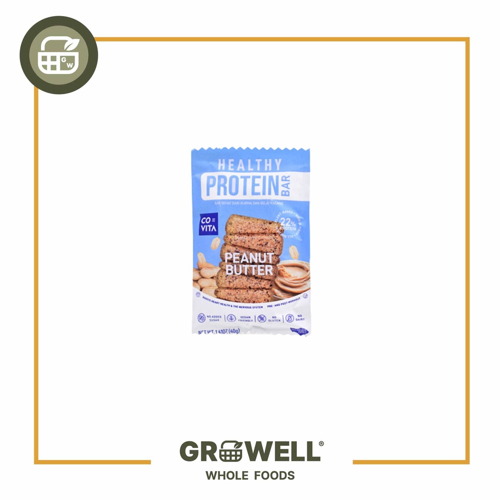 

COVITA HEALTHY PROTEIN BAR PEANUT BUTTER 40GR