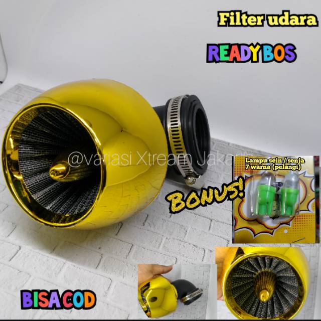 Filter jamur / filter udara motor / model turbo