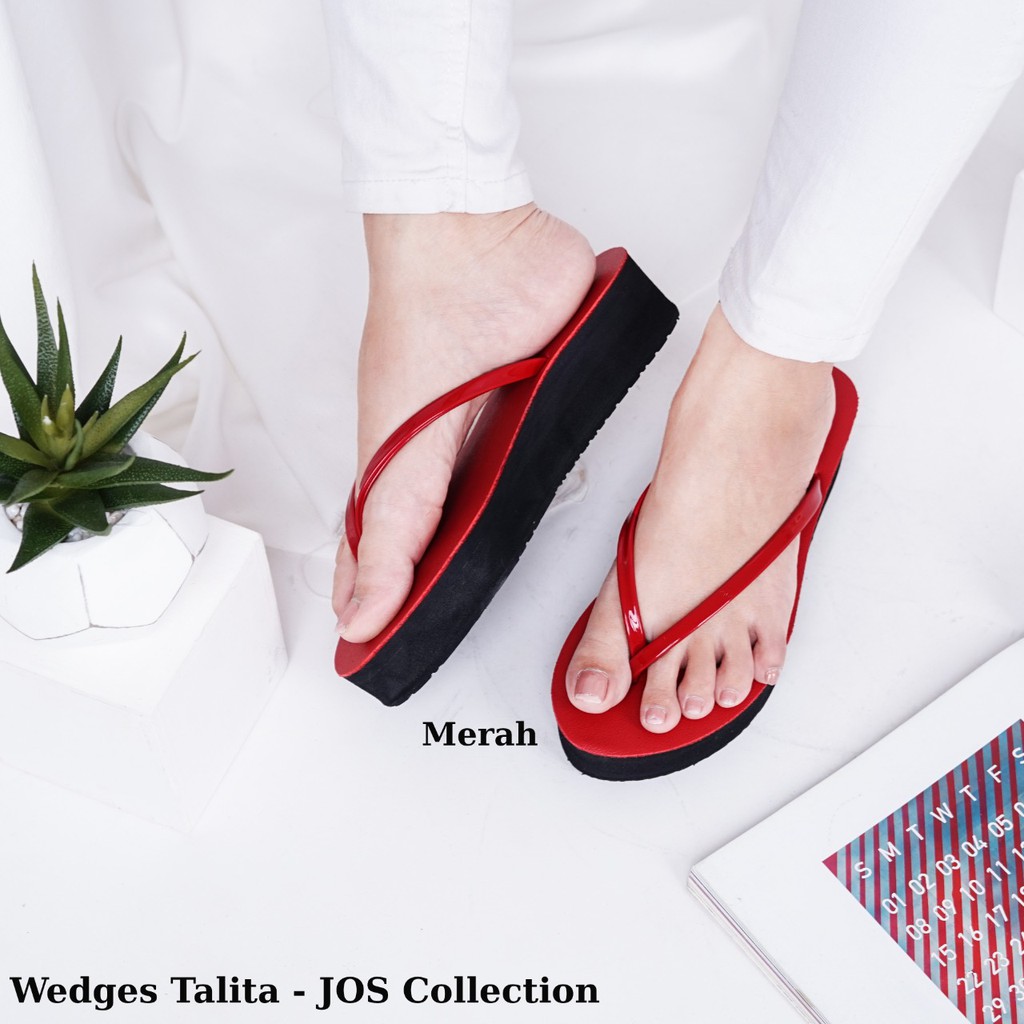 Sandal Wedges Wanita - Talita Tinggi 4 cm by JOS Collection