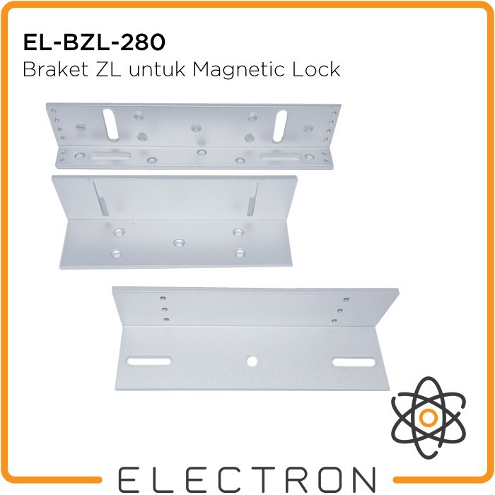 EL-BZL-280 Bracket ZL 280kg Magnetic Door Lock Access Control 280 kg