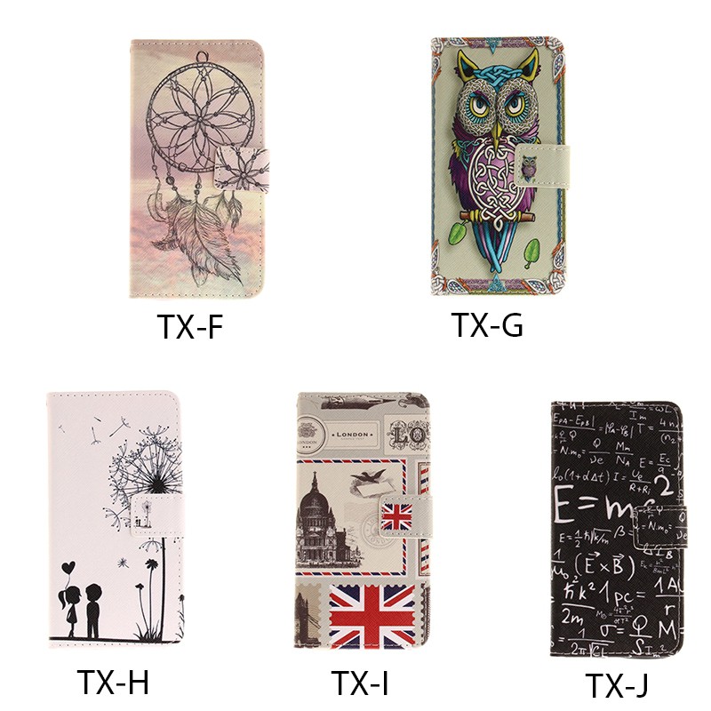 Case Hp Bahan Kulit Gambar Burung Hantu Untuk Asus Zenfone 3