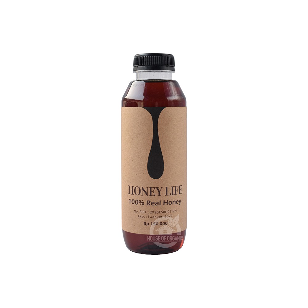 Madu Honey Life Raw Wild Forest Honey - 500 Ml