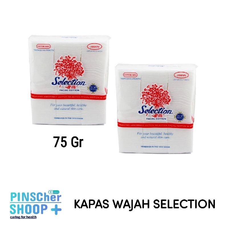 Kapas Wajah Selection 75 Gram Cotton Face Kapas Kecantikan