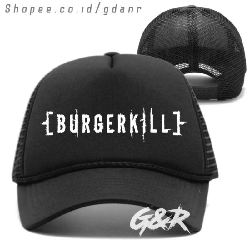 TOPI BURGERKILL TRUCKER / TOPI JARING BURGERKILL BAND