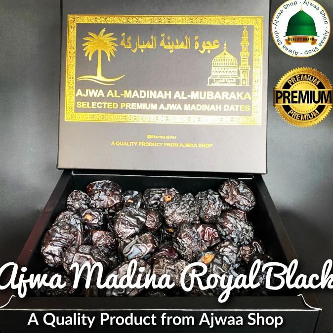 

Kurma Ajwa Royal Black Premium Asli Madinah 1 Kg