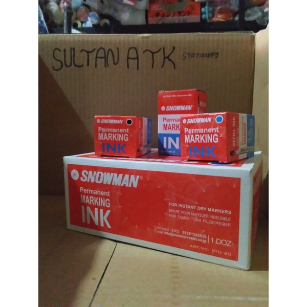 

TINTA SPIDOL SNOWMAN PERMANEN/1PCS