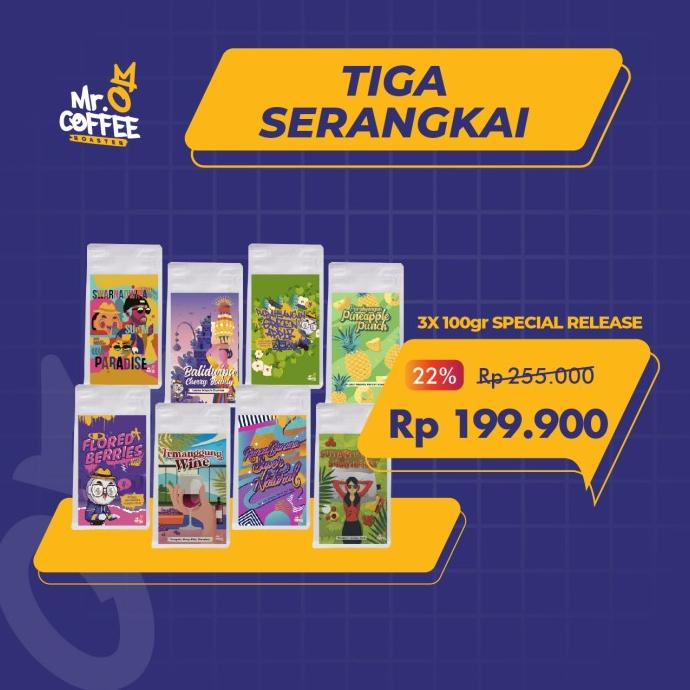 

Promo Bundling 3 Kopi Specialty 100G | Arabica Specialty Coffee -Diskon Sd 50%