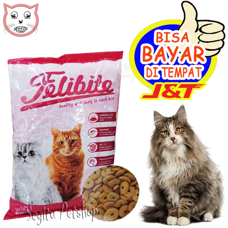 Makanan Kucing Felibite Cat Food Felibet 500 Gram