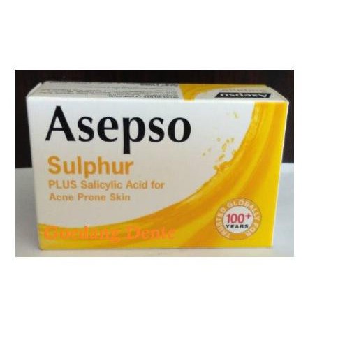 Asepso Acne Prone Skin Sabun Batang 80Gr Sulphur