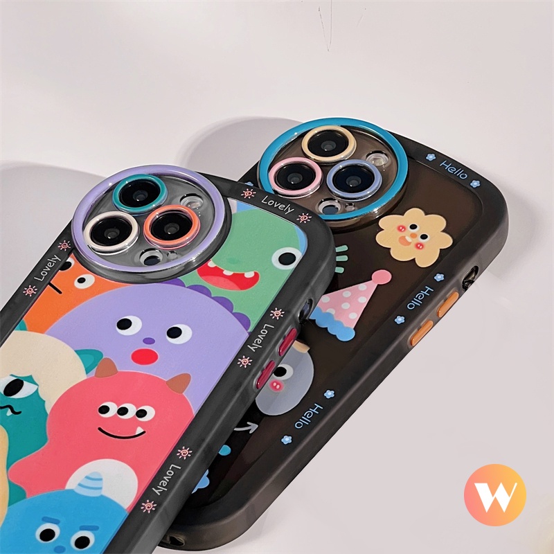 Soft Case TPU Motif Kartun Monster Untuk Samsung A04s A03s A31 A50 A33 A32 A23 A12 A13 A52 A51 A30s A50s A02s A52s A22 A11 M32 M22 M03S