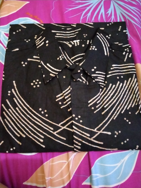 Bswart Batik Hrb026 Kenongo Hem Pendek Padi Pekalongan M L Xl Batik Pria Murah Modern Grosir