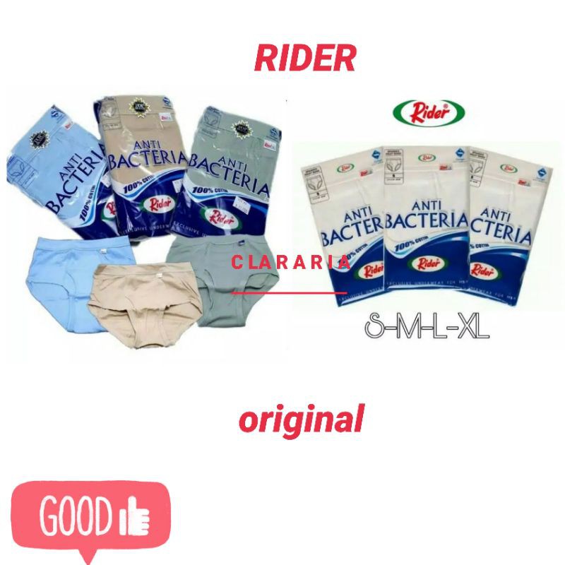 RIDER R 325 BW/BP WARNA/PUTIH CD pria dewasa satuan