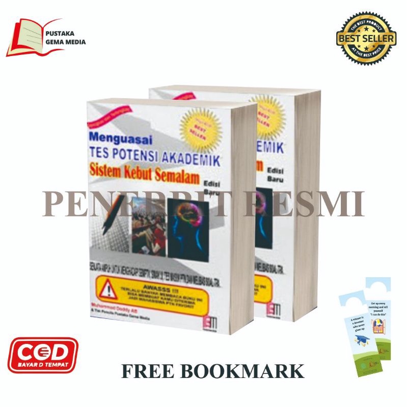 Buku SKS Menguasai Tes Potensi Akademik Sistem Kebut Semalam