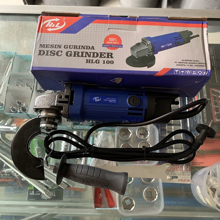 Gerinda H&amp;L HLG-100 Mesin Angle Grinder 4&quot; Power