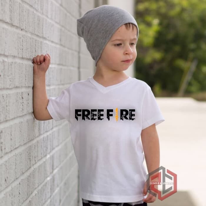 KAOS ANAK FREE FIRE BAJU TSHIRT ANAK PUBG BATTLEGROUNDS