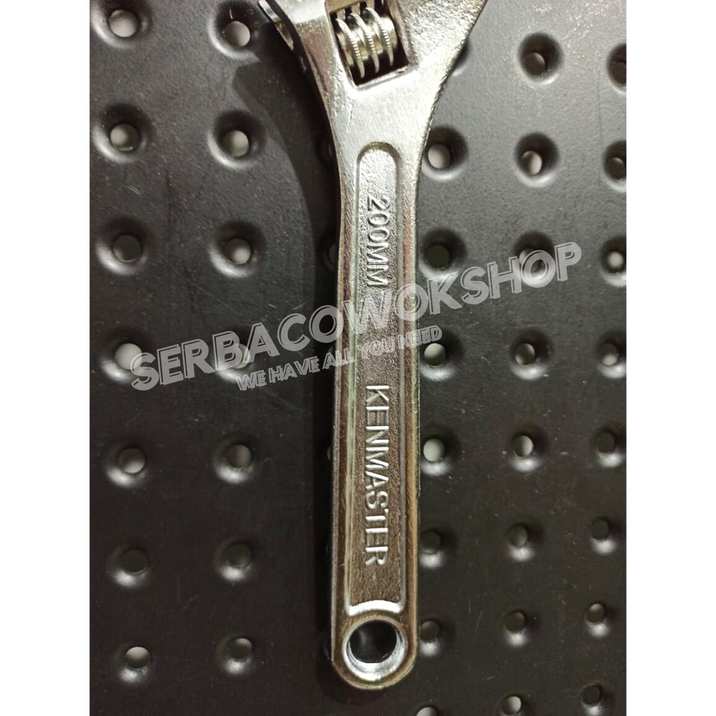 Kenmaster Kunci Inggris 8 Inch Inci Kunci Bago 200 mm Chrome Termurah Berkualitas