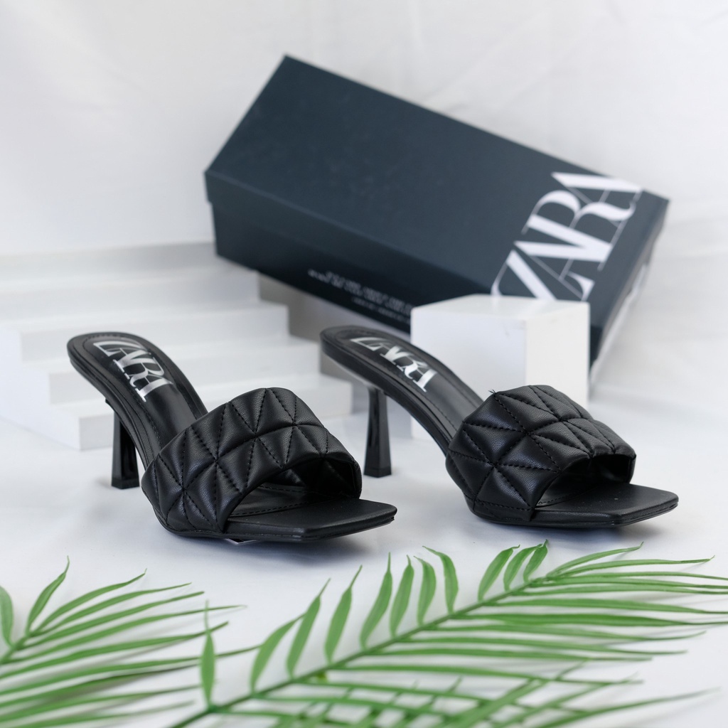 [7.7 Boombastis Sale⚡] - SENDAL WANITA HEEL SANDAL ZS426 PREMIUM IMPORT