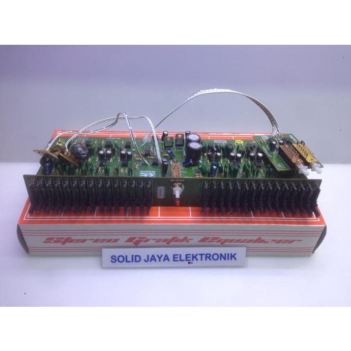 Kit Equalizer 30 Channel Stereo 30Ch Chanel Potensio Ekualiser Ranic