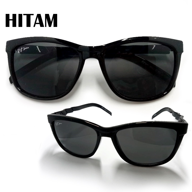 Kacamata Hitam Anti UV Korean Fashion Sunglassess Unisex Kacamata Gaya Full Hitam Pria Wanita - Kacamata Retro Cassual Kacamata Terbaru Kacamata Murah Terlaris