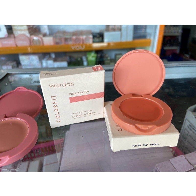 [kc]  wardah colorfit cream blush -- wardah color fit cream blush on -- wardah blush on