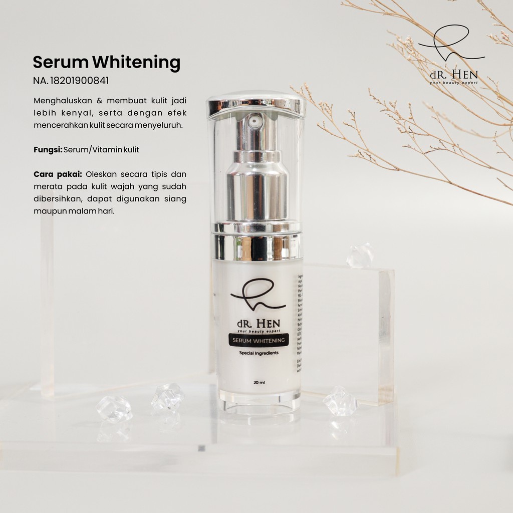 dR Hen - Serum Whitening | Athena Skincare by Dr. Richard Lee Clinic Palembang Klinik Official Original