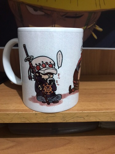 Semaumug Gelas Gift Cangkir Custom Mug Print One Piece Monkey D Luffy Zoro Sabo Asl