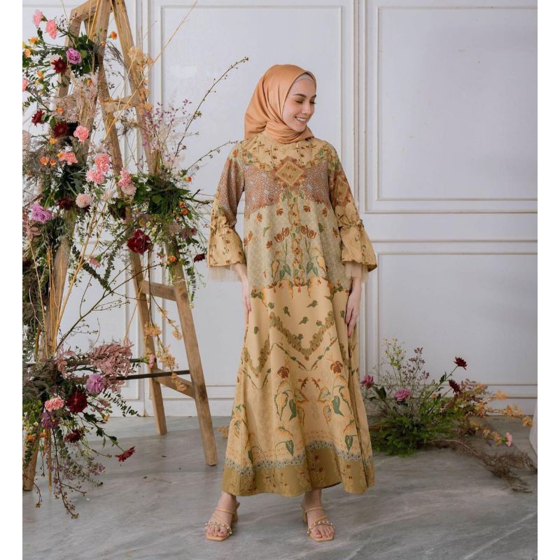 GEULIS MAHARANI DRESS BROWN