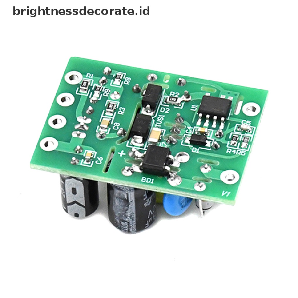 Papan Modul Konverter Mini Ac110V 220v Ke Dc 12v 0.2a + 5v