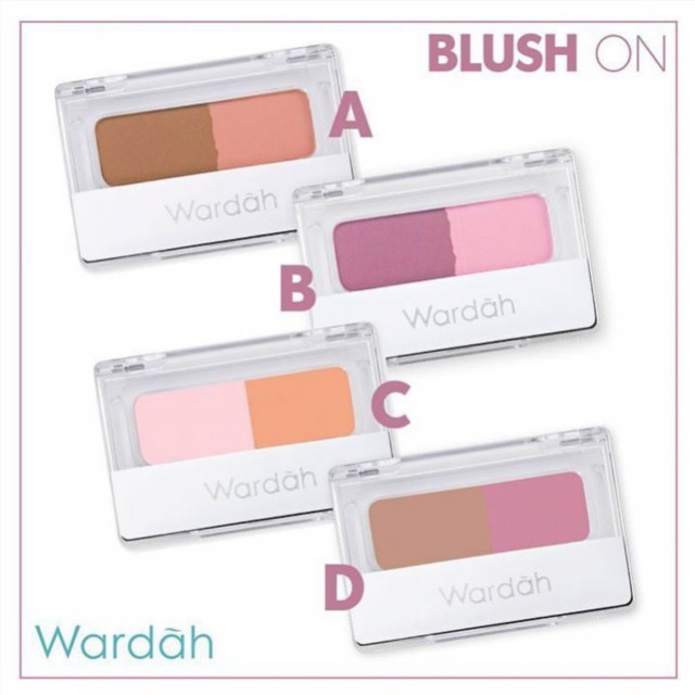 Wardah Blush On A , B , C , D 4g BPOM Halal (KIM)