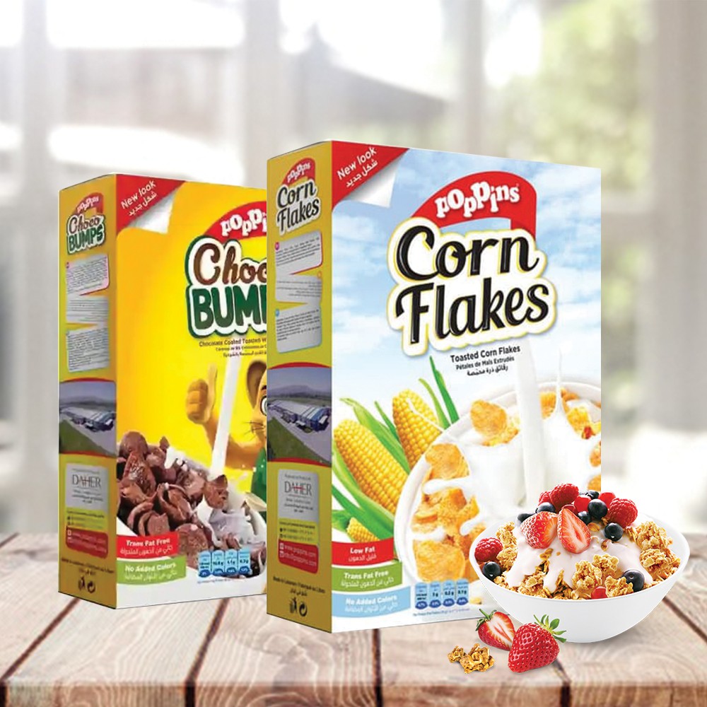Poppins Choco Bumps & Corn Flakes ( Sereal ) Shopee Indonesia