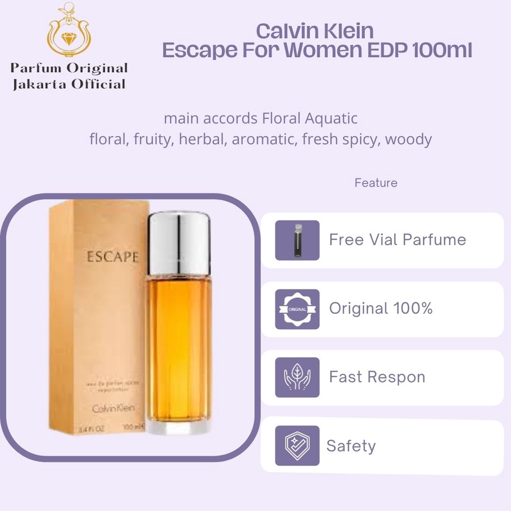Parfum Parfume Perfume Asli Perawatan Kecantikan Original Import Branded Wanita Perempuan Cewek CK C