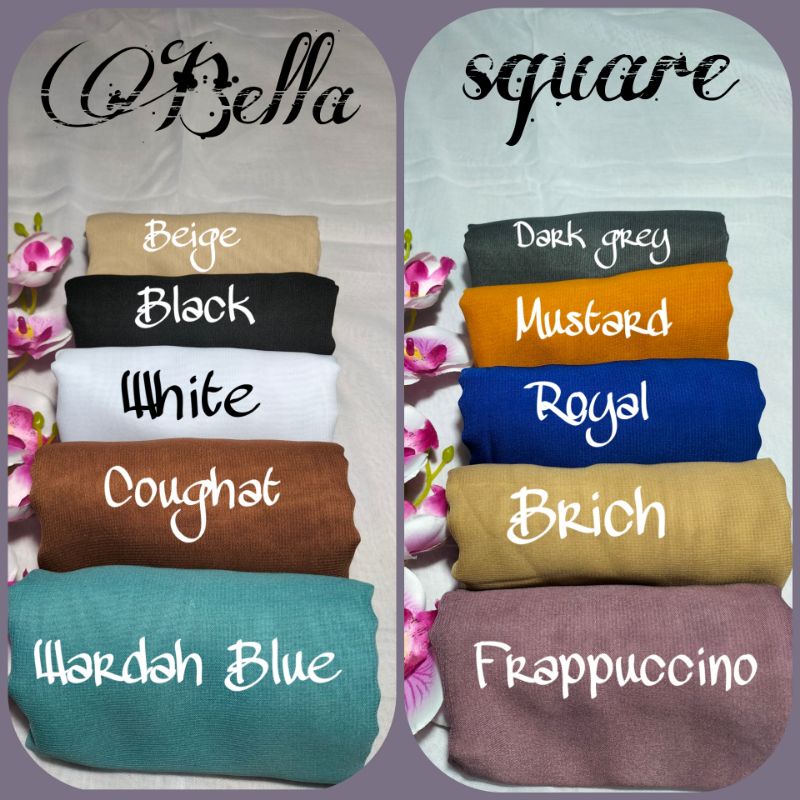 Hijab Bella square | segiempat Bella | jilbab Bella