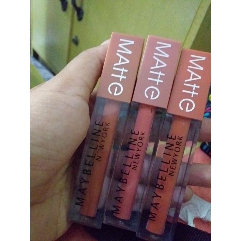 [LUSINAN 12 PCS] Lipcream SuperStay Matte In-  Lipcream New Matte