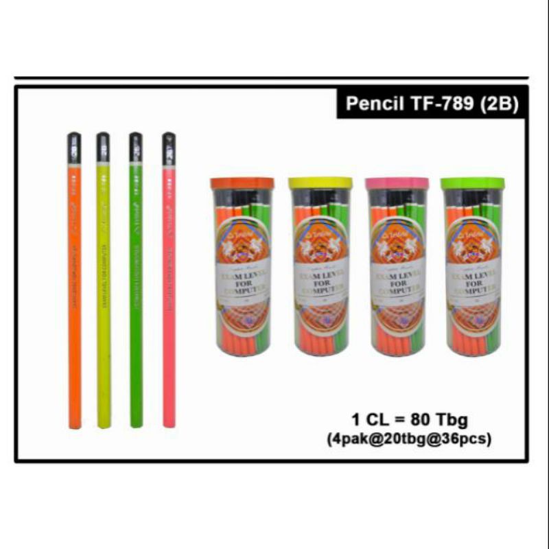 

pensil TF-789 2B 1tabung isi(36pcs)