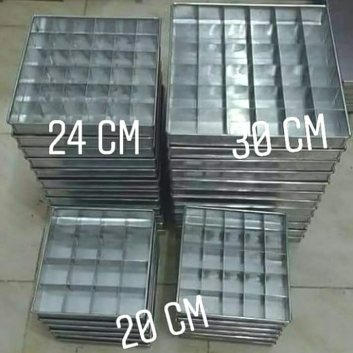 Loyang Brownies Sekat / Loyang kue brownies / cetakan kue