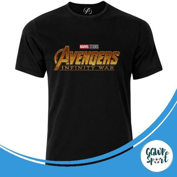 Kaos Distro Premium The Avengers Infinity War Lengan Pendek Cowok Katun Combed 30S Kualitas Terbaik