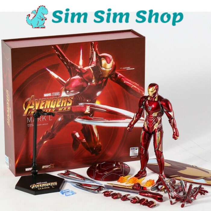 ZD Toys Marvel Ironman MK L DELUXE VERSION - Figure Iron Man Mark 50