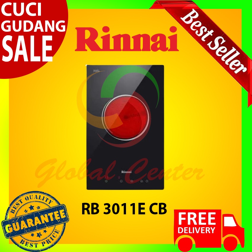 kompor tanam listrik induksi 1 tungku RINNAI RB 3011E CB