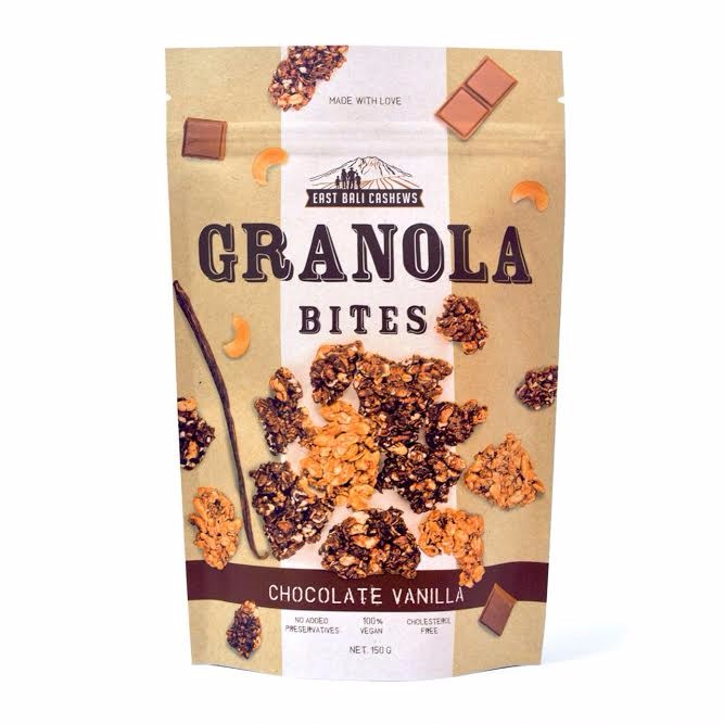 

East Bali Cashew, Granola Bites Chocolate Vanilla (150 gr)
