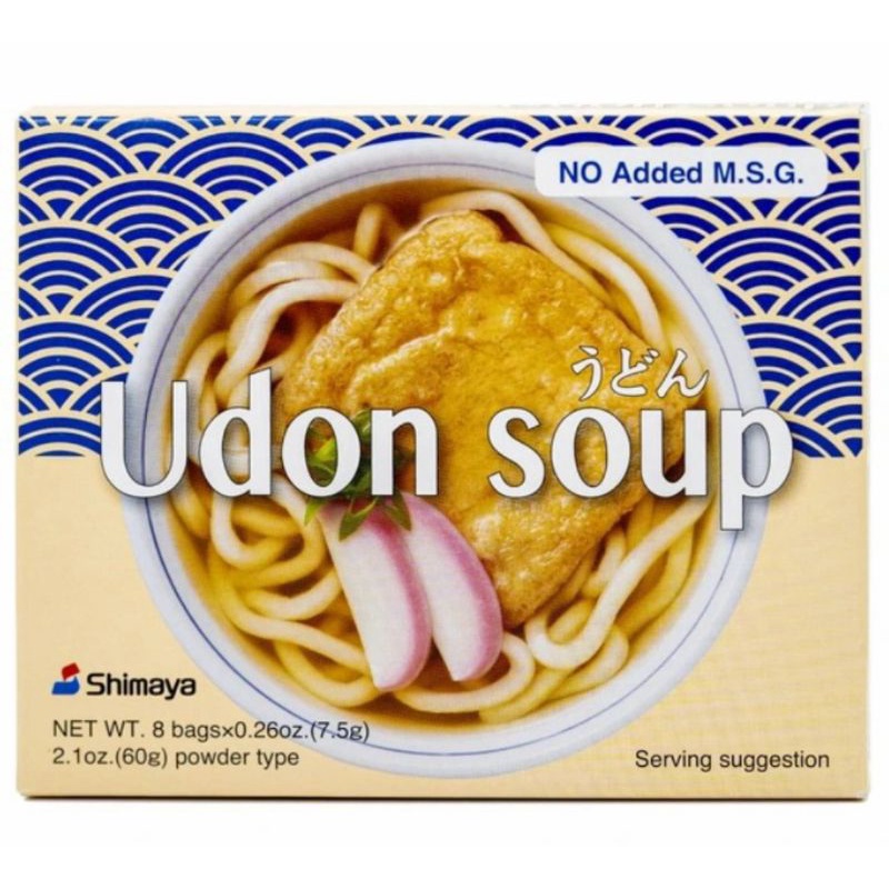 

Shimaya Udon Soup 60gr(8pcs) No MSG/Bumbu sup Udon Instan/Import