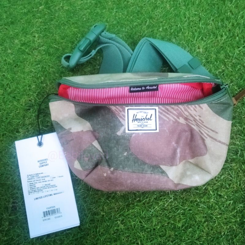 Herschel Waistbag Fourteen Bstrk Camo New Original