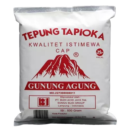 Tepung Tapioka cap Gunung Agung 500 GR Tepung Tapioka Murah