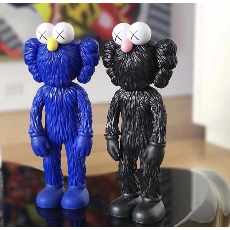 KAWS MoMA BFF Elmo Sesame Street Companion Original Fake Museum Of Modern Arts Exclusive Statue Toys