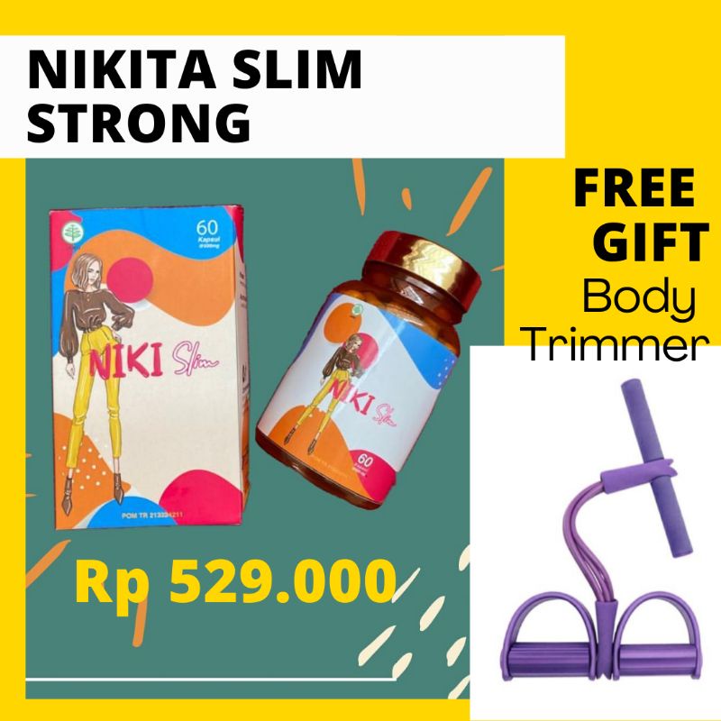 [READY STOCK] NIKITA SLIM EXTRA STRONG / NIKI SLIM STRONG / PELANGSING 100% ORIGINAL by NIKITA MIRZA