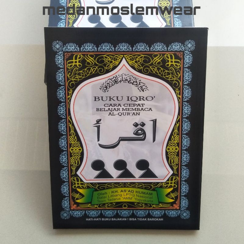 Buku IQRO' 1 Sampai 6 Bendel Ukuran Besar